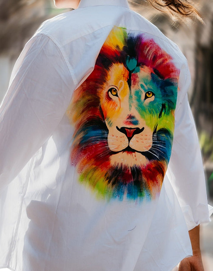 Rainbow Roar Shirt - Nautanki BY Naina - shirts -